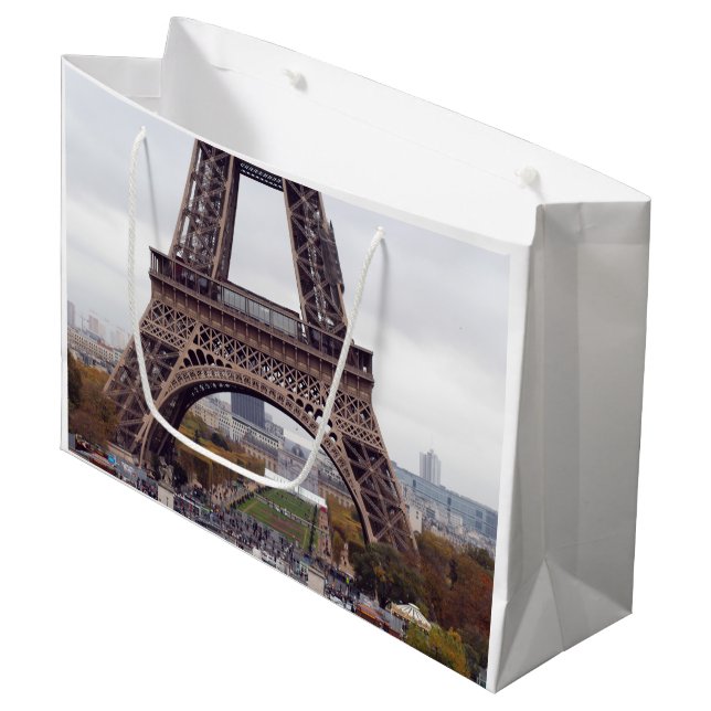 Grande Bolsa de regalo Eiffel Tower Paris (Angulo Anverso)