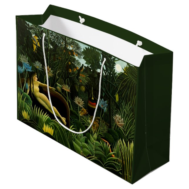 Grande Bolsa de regalo "El sueño" de Rousseau (Angulo reverso)