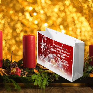 Grande Bolsa de regalo Escritura Nacimiento de Jesús
