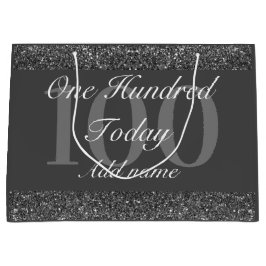 Grande Bolsa de regalo especial de cumpleaños 100