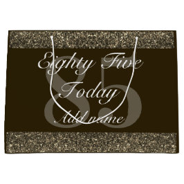 Grande Bolsa de regalo especial de cumpleaños 85 personal