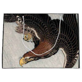 GRANDE BOLSA DE REGALO HAWK JAPONÉS Y AMAPOLAS
