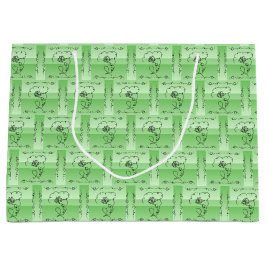 Grande Bolsa de Regalo Horizontal Sage Belleza Fluyente