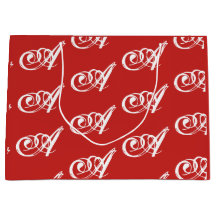 Bolsa de regalo inicial del personalizado