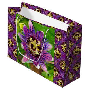 Grande Bolsa De Regalo Lg Flor Pasiva