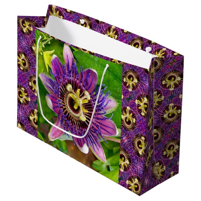 Grande Bolsa De Regalo Lg Flor Pasiva (Angulo Anverso)