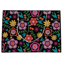 Bolsa de regalo magnífica y floreciente