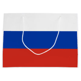 Grande Bolsa de regalo media de la bandera rusa (Rusia)