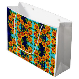 Grande Bolsa de regalo mediana Fantasy Poppies
