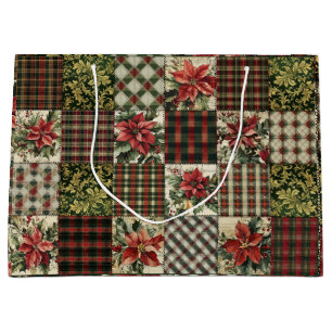Grande Bolsa de regalo Navidades rusos trapos rojos