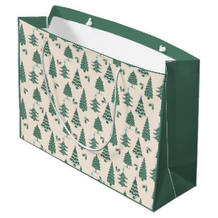Grande Bolsa de regalo para árboles de Navidad antiguos