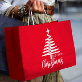 Grande Bolsa de regalo para el árbol de navidad moderno R