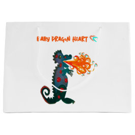 Grande Bolsa de regalo para el corazón del bebé Dragon