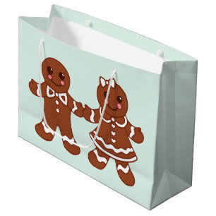 Grande Bolsa de regalo para galletas de pan de jengibre