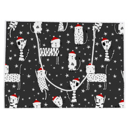 Grande Bolsa de regalo para gatos de grandes Navidades