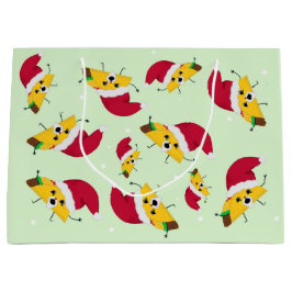 Grande Bolsa de regalo para grandes Navidades Taco Santa