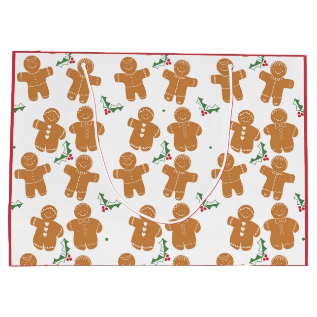 Grande Bolsa de regalo para las galletas de pan de jengib (Reverso)