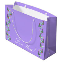 Bolsa de regalo para mariposas Morpho Lavendar