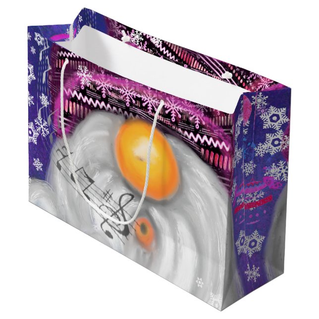 Grande Bolsa de regalo para Navidades de Gnome (Angulo Anverso)