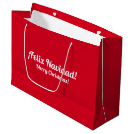Grande Bolsa de regalo para Navidades españoles