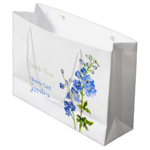 Grande Bolsa de regalo para niña de las flores de Delphin