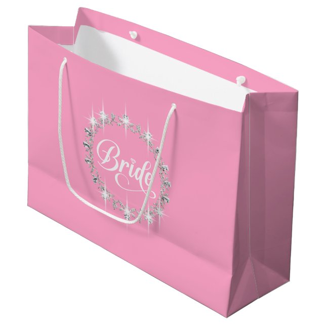 Grande Bolsa de regalo para novia de boda (Angulo Anverso)