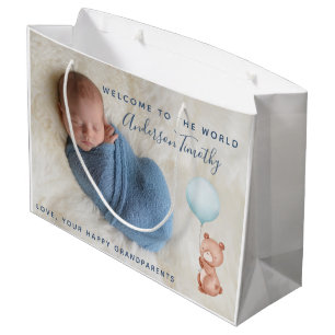 Grande Bolsa de regalo para recién nacidos