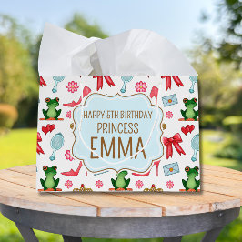 Grande Bolsa de regalo personalizada Feliz Cumpleaños Pri