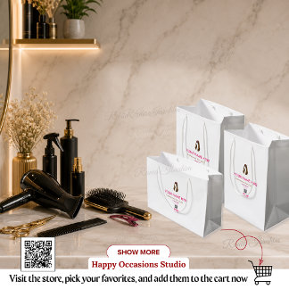 Grande Bolsa de regalo personalizada para estilista de ca