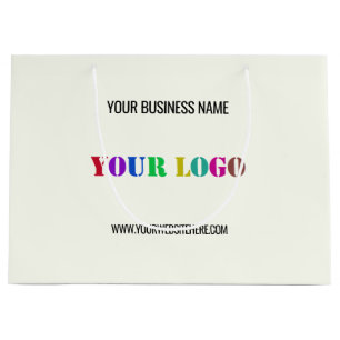 Grande Bolsa de regalo promocional de marca de personaliz