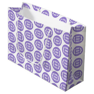 Grande Bolsa de regalo promocional de White, Logo d