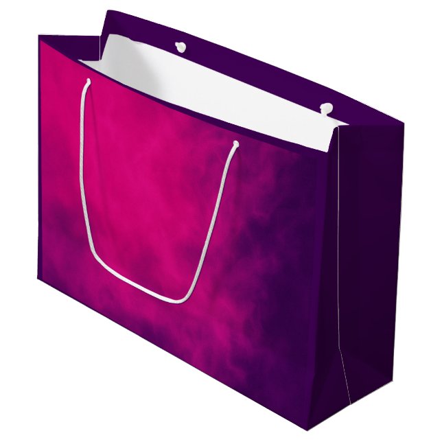 Grande Bolsa de regalo púrpura magenta profunda - Persona (Angulo Anverso)