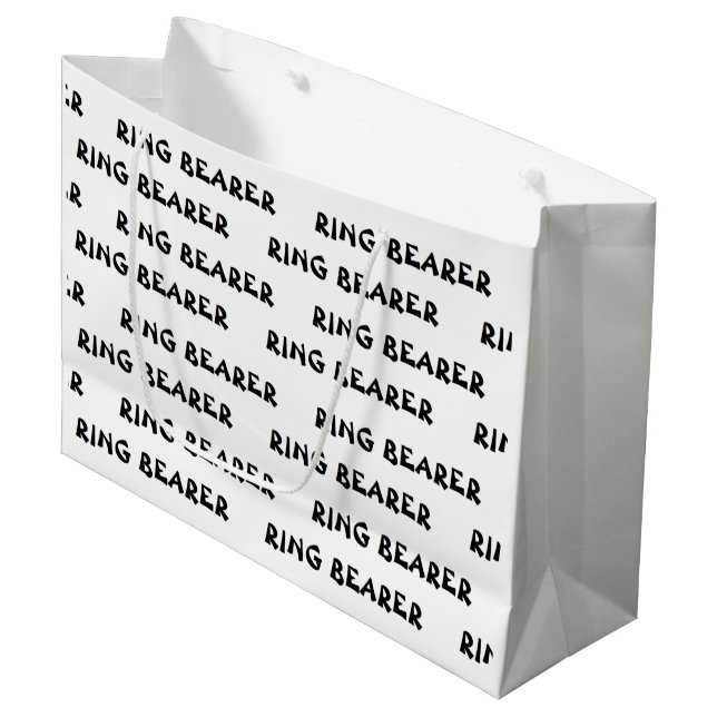 Grande Bolsa de regalo "Ring Bearer" (Angulo Anverso)