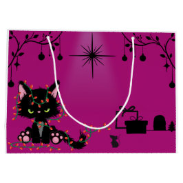 Grande Bolsa de regalo - Tema del gato - Gatito