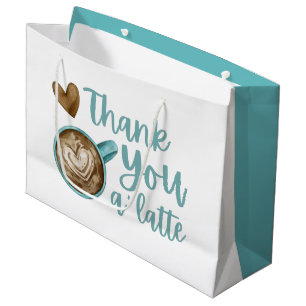 Grande Bolsa de regalo Thank You A' Latte