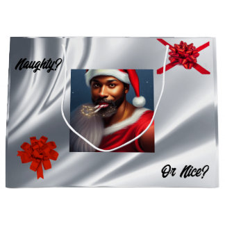 Grande Bolsa de regalo traviesa o agradable
