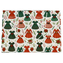 Grande Bolsa de Regalo Vestidos de Navidad
