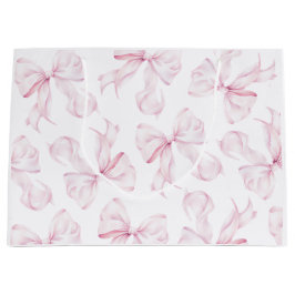 Grande Bolsa elegante de regalo de vaca rosa