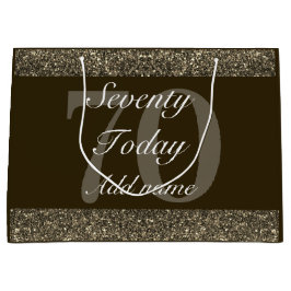 Grande Bolsa especial de regalo de cumpleaños 70