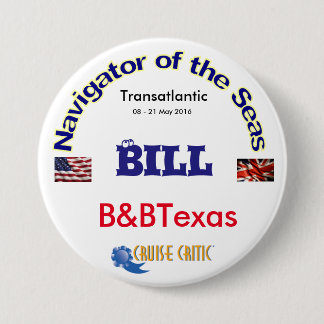 Grande, botón redondo de 3 pulgadas