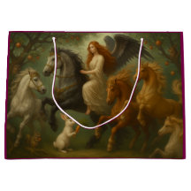 Caballos de Cuento de Hadas y Bolsa de Regalo de Á