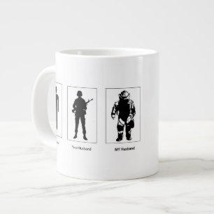 Grande Café de la taza de la esposa del marido del EOD