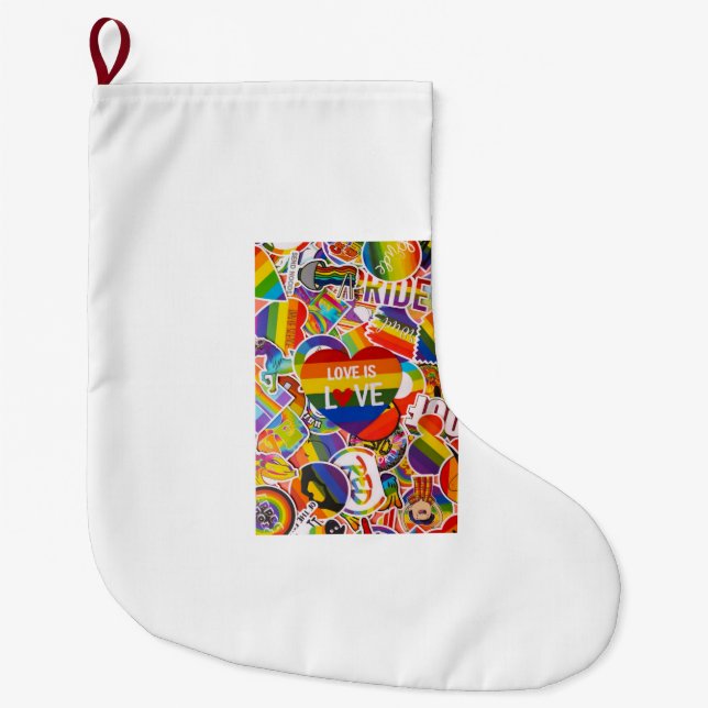 Grande Calcetín navideño (Anverso)