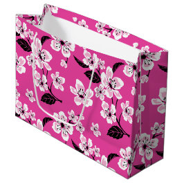 Grande CHERRY BLOSSOM - Bolsa de regalo de SAKURA (PINK)