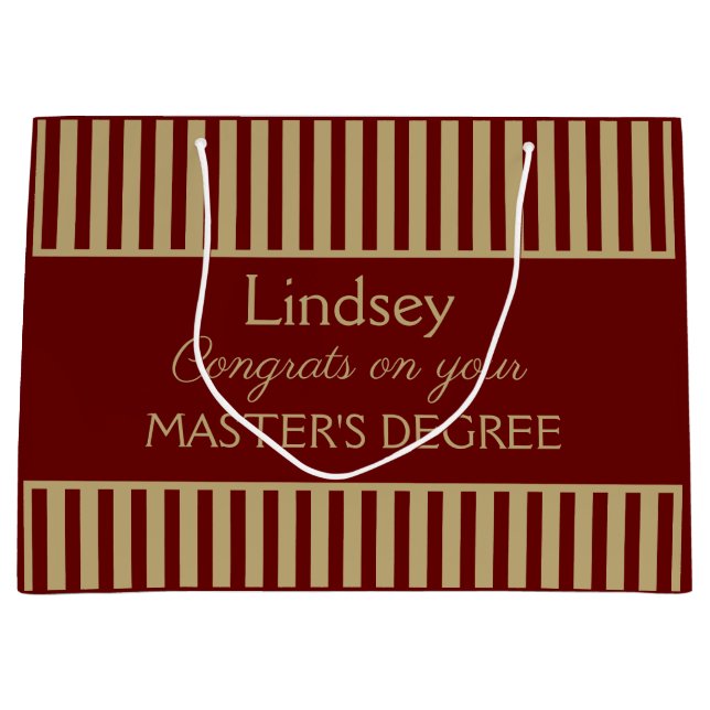 Grande ¡Clásico! Bolsa de regalo de máster para personali (Anverso)