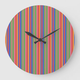 Grande Colección de arte folclórico Reloj redondo brillan