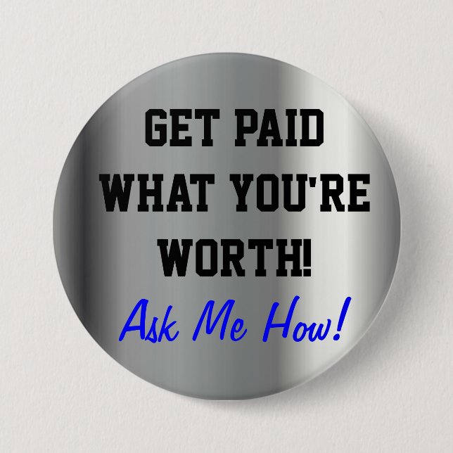 Grande CONSIGA el botón PAGADO 5LINX (Anverso)