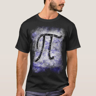 grande de la camiseta del símbolo del pi afeitado