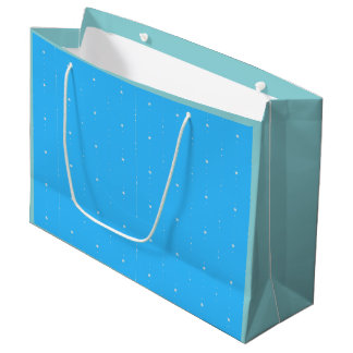 Grande Deep Sky Blue - Caída de la bolsa de regalo de las