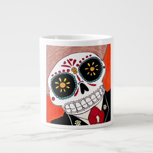 Grande Día de la taza de café enorme muerta (Frente)